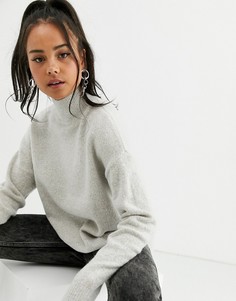 Бежевая водолазка Bershka-Бежевый