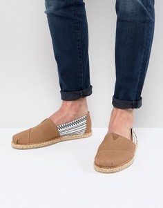 Классические эспадрильи с принтом TOMS-Коричневый