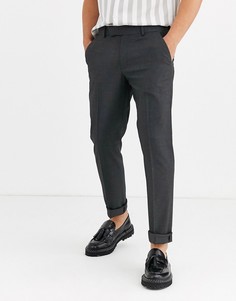 Темно-серые узкие брюки ASOS DESIGN-Серый