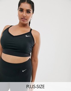 Черный бюстгальтер Nike Training Plus Pro Indy