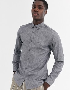 Светло-серая фактурная рубашка Jack & Jones Premium-Серый