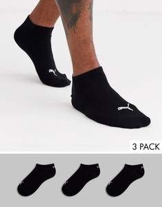 3 пары черных носков Puma-Черный