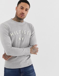 Джемпер с объемным принтом Tommy Hilfiger-Зеленый