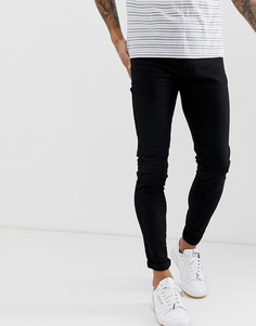 Черные супероблегающие джинсы APT-Черный