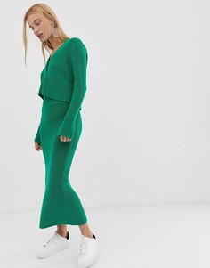 Юбка миди из комплекта ASOS DESIGN-Зеленый