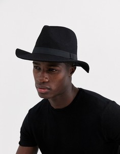 Черная шляпа Jack & Jones-Черный