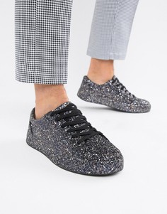 Черные кроссовки с блестками ASOS DESIGN-Черный