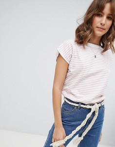 Футболка в полоску M.i.h Jeans-Розовый