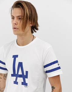 Белая футболка с логотипом New Era - MLB LA Dodgers-Белый