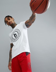 Белая футболка Adidas Basketball dame ce7337-Белый