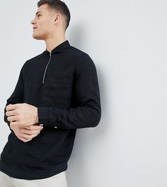 Черная облегающая рубашка с молнией Noak-Черный