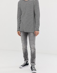 Серые джинсы слим Only & Sons-Серый