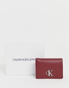 Кошелек с логотипом-монограммой Calvin Klein Jeans-Красный
