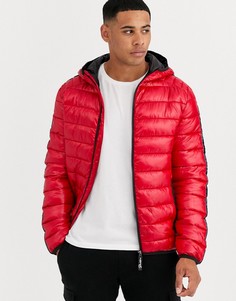 Красная дутая куртка River Island-Красный