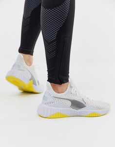 Бело-желтые кроссовки Puma Training Defy-Белый