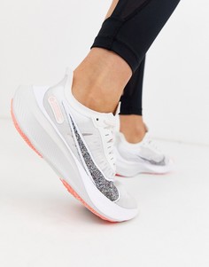 Белые кроссовки Nike Running air zoom gravity-Белый