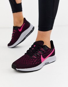 Кроссовки малинового цвета Nike Running pegasus 36-Розовый