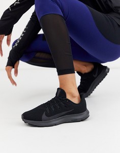 Черные кроссовки Nike Running quest-Черный