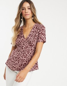 Блузка с цветочным принтом Vero Moda-Мульти