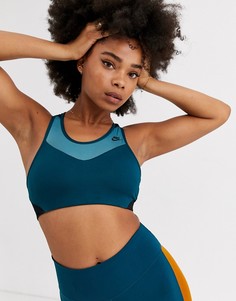Сине-зеленый бюстгальтер Nike Training-Синий