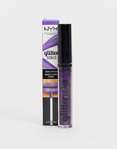 Жидкая губная помада с блестками NYX Professional Makeup - Amethyst Vibes-Фиолетовый