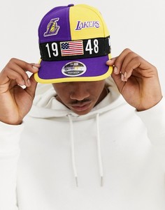 Кепка в стиле колор блок New Era 9Fifty League LA Lakers-Мульти