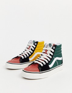 Высокие кеды колор блок Vans-Мульти