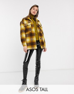 Виниловые брюки ASOS DESIGN Tall-Черный