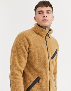 Бежевая флисовая куртка The North Face Cragmont-Коричневый