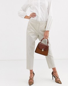 Брюки с эффектом металлик Vero Moda-Серебряный