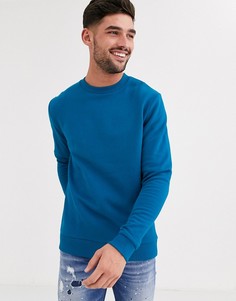 Синий свитшот ASOS DESIGN