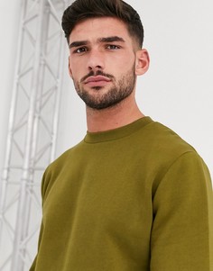 Зеленый свитшот ASOS DESIGN