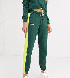 Спортивные брюки с лампасами и манжетами Ellesse-Зеленый