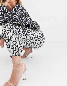 Джоггеры с принтом от комплекта ASOS DESIGN-Мульти