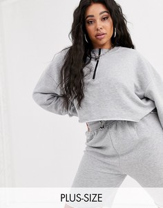 Короткий свитшот от комплекта Public Desire Curve-Серый