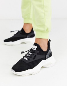 Черные кроссовки на массивной подошве Steve Madden Match-Черный