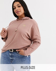 Розовый худи с рукавами \летучая мышь\" River Island