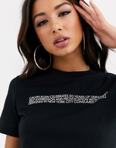 Футболка с логотипом к 50-й годовщине Calvin Klein Jeans-Черный