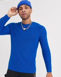 Синий джемпер Bershka