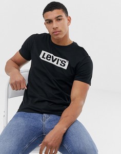 Черная футболка с логотипом Levis-Черный Levis®