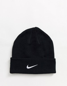 Черная шапка-бини Nike-Черный