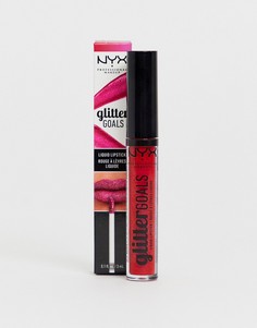 Жидкая губная помада с блестками NYX Professional Makeup - Cherry Quartz-Розовый