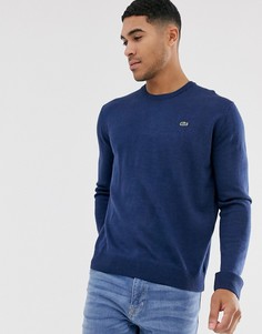 Джемпер с круглым вырезом Lacoste-Синий