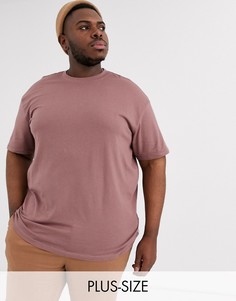 Розовая oversize-футболка Only & Sons-Розовый