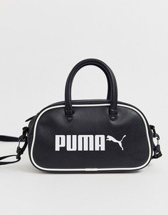 Черная маленькая сумка Puma Campus-Черный