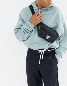 Черная сумка с принтом Obey-Черный