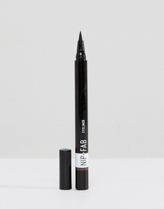 Коричневая жидкая подводка для глаз NIP+FAB Make Up-Коричневый