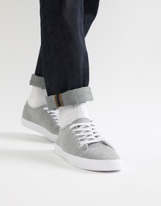 Серые меланжевые кеды ASOS DESIGN-Серый