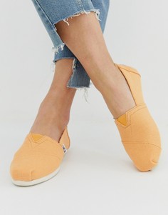Классические парусиновые туфли TOMS-Оранжевый