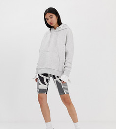 Серые леггинсы-шорты с абстрактным принтом Weekday-Мульти